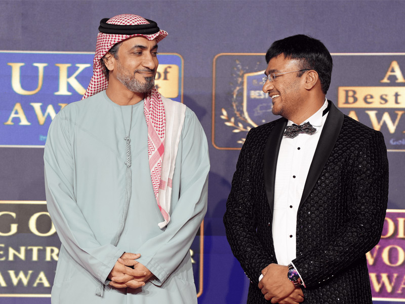 Winners celebrating at the World Technology Awards ceremony