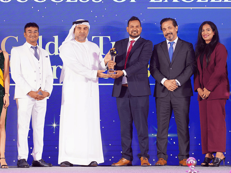 Omnichannel innovation award winners on stage
